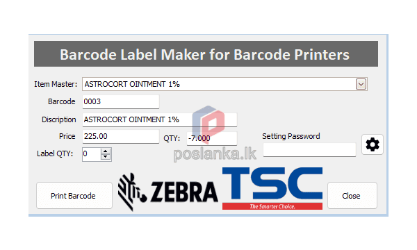 Auto Barcode Print